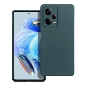 Matt Case Xiaomi Redmi Note 12 Pro 5G hátlap, tok, sötétzöld