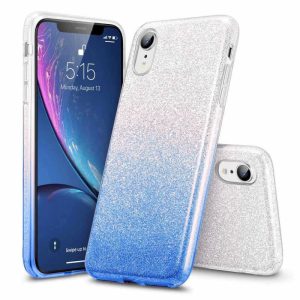 Glitter 3in1 Case Samsung Galaxy A13 5G hátlap, tok, ezüst-kék