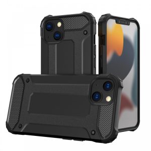 Hybrid Armor Tough Rugged iPhone 14 Plus ütésálló hátlap, tok, fekete