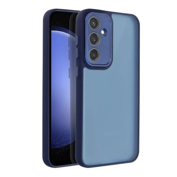 Variete Case Samsung Galaxy A35 hátlap, tok, átlátszó-sötétkék