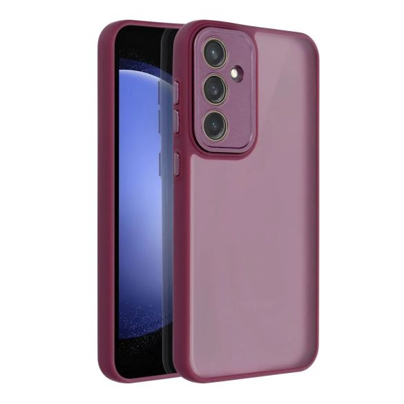 Variete Case Samsung Galaxy A35 hátlap, tok, átlátszó-lila