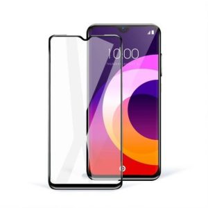 Samsung Galaxy A03 4G 5D Full Glue Ceramic hajlékony, teljes kijelzős üvegfólia 9H keménységű, fekete