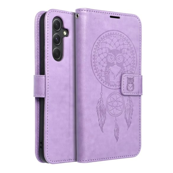 Forcell Mezzo Dreamcatcher Samsung Galaxy A54 5G oldalra nyíló tok, lila