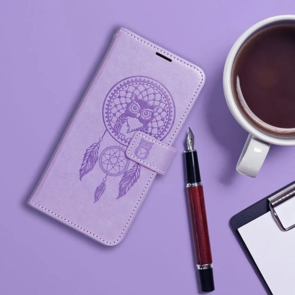 Forcell Mezzo Dreamcatcher Samsung Galaxy A54 5G oldalra nyíló tok, lila