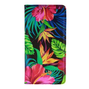 Smart Book Flower Colour iPhone 11 oldalra nyíló tok, színes