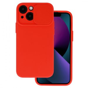 Silicone Camshield Xiaomi Redmi Note 10 Pro/Note 10 Pro Max hátlap, tok, piros