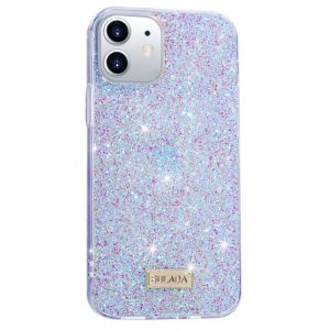 Sulada iPhone 12 Mini Luminous Glitter hátlap, tok, rózsaszín