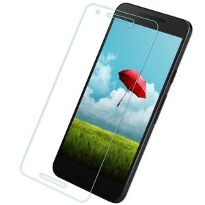 Log-on LG Nexus 5X kijelzővédő edzett üvegfólia (tempered glass) 9H keménységű (nem teljes kijelzős 2D sík üvegfólia), átlátszó